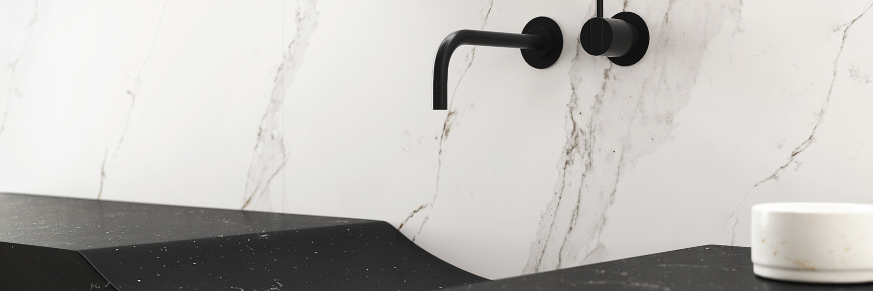 Luxury Vagli Oro™ surfaces. Luxury, Quartz Collection. Compac